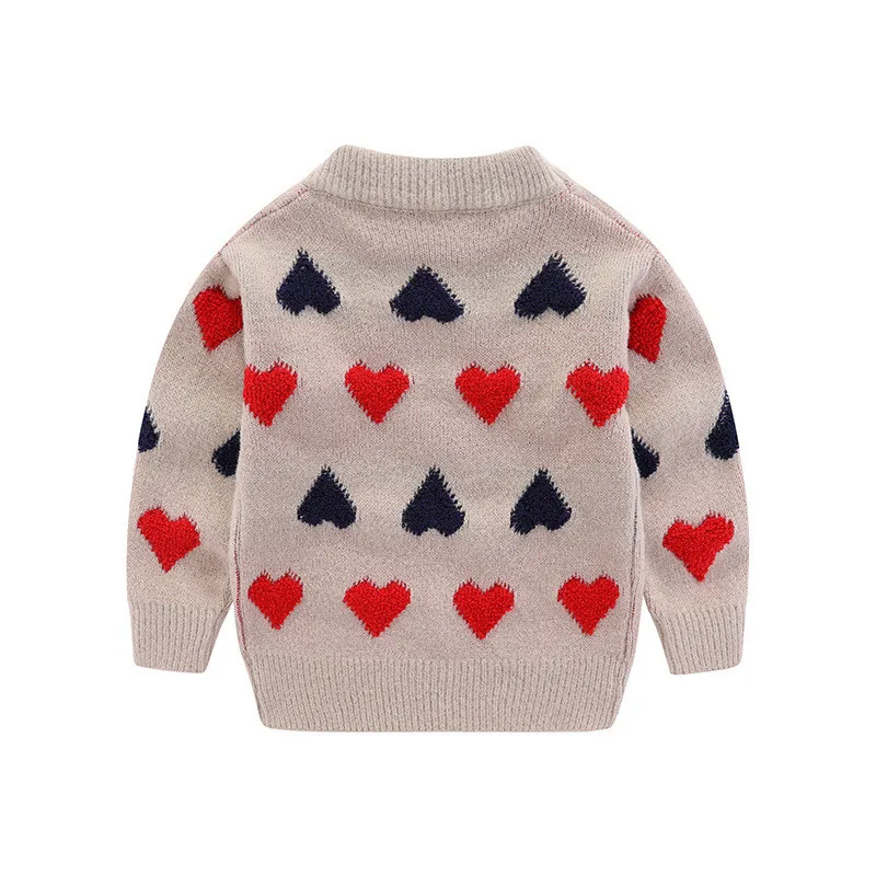Модный свитер для маленьких девочек зимние кардиганы вязаный мальчиков 2019 г.