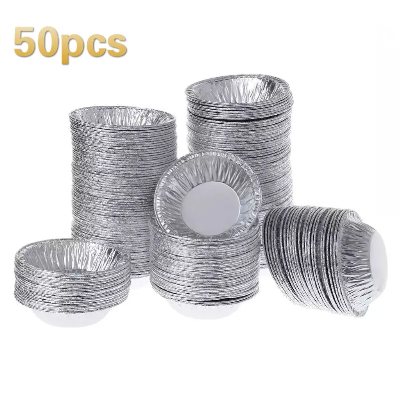 50 штук яичная T Форма круглая форма для выпечки мини пирог пресс формы