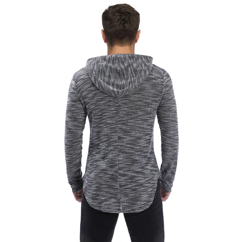 

Casual Mens Hoodies Slim Hooded Sweatshirts Solid Hoodies Men Loose Long Sleeve