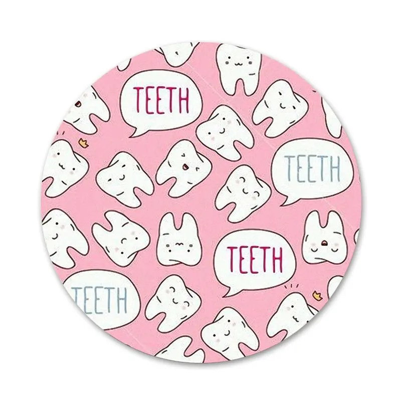 

Cute Wisdom Teeth Tooth Icons Pins Badge Decoration Brooches Metal Badges For Backpack Decoration