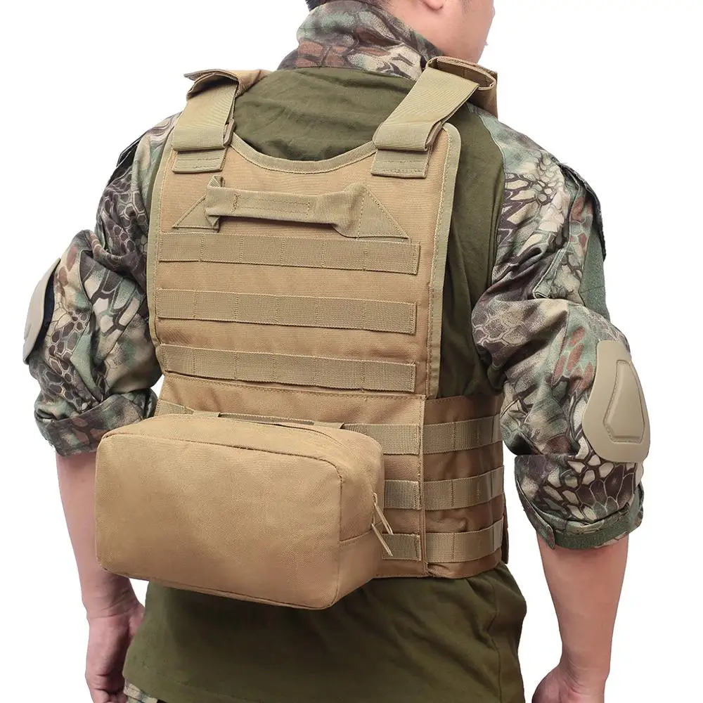 6094 Тактический Жилет Molle 900D нейлоновая броня для тела Охотничья Накладка
