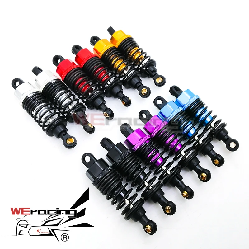 

4pcs HSP 102004 122004 68mm Aluminum Aolly Metal Shock Absorber 02002 02175 1/10 Upgrade Parts For On-Road Drift car 94123 S274