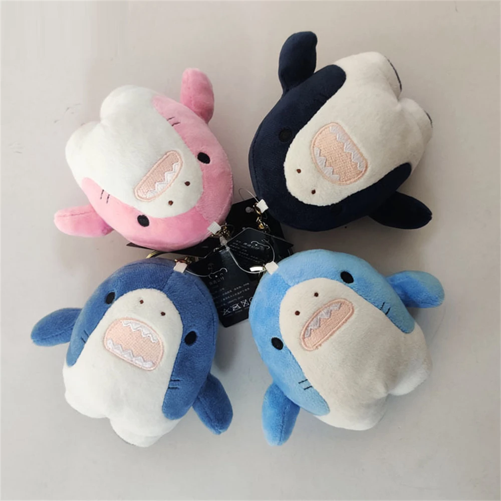 

Creative Cute Baby Shark Doll Pendant Comfortable and Soft Cartoon Animal Pendant Multi-color Light Portable Lathe Dual-use Toy
