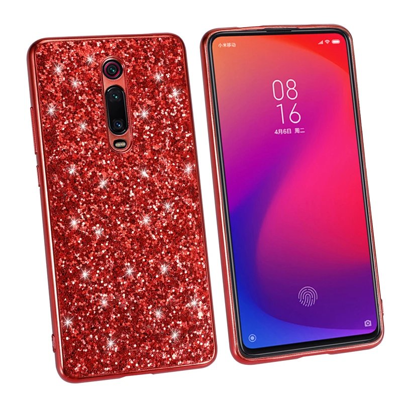 Чехол для XiaoMi RedMi K20 Модный Блестящий силиконовый чехол из ТПУ блестящий телефона