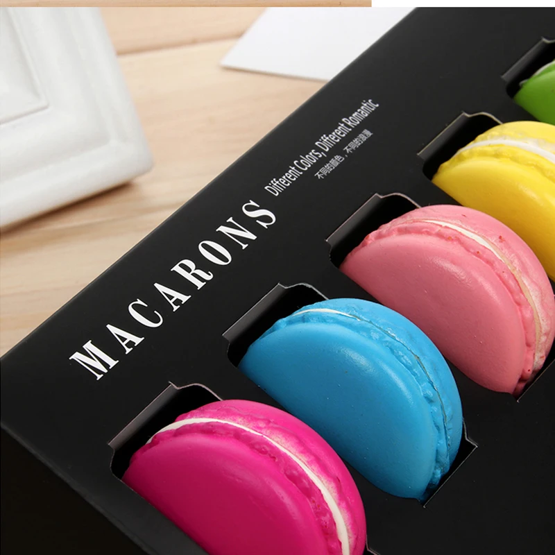 1PCS Creative Macaron Box Exquisite Carton Macaroon Cake Pastry Pineapple Packaging Biscuit Chocolate Bag Nougat Paper | Дом и сад