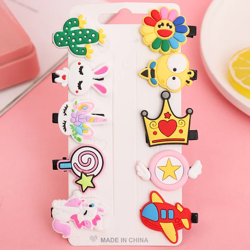 

JUNBOON Cute Girls Hairpin Women Kids Fashion Sweet Cartoon Animal Fruit Barrettes Handband Children Hair Clips