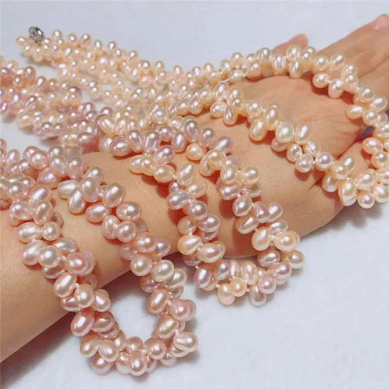 Ожерелье из натурального пресноводного жемчуга 7-8 мм | Украшения и аксессуары