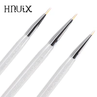 3 pieces 7911 15mm nail art liner brush painting flower drawing lines grid scratch manicure acrylic uv gel pen diy tips desi