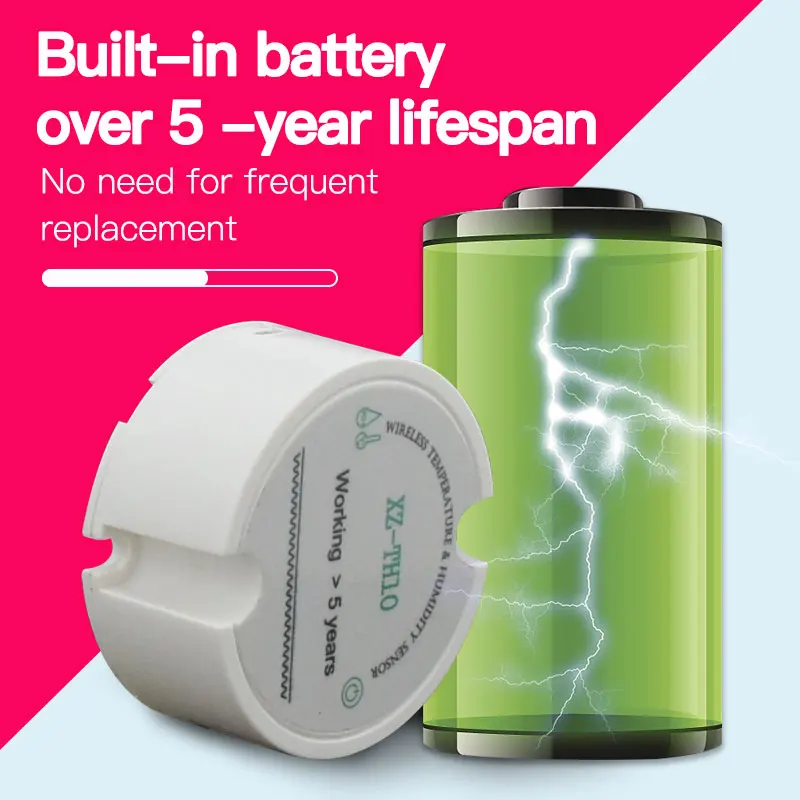 Умный беспроводной датчик температуры и влажности передатчик 433 МГц RF дальний