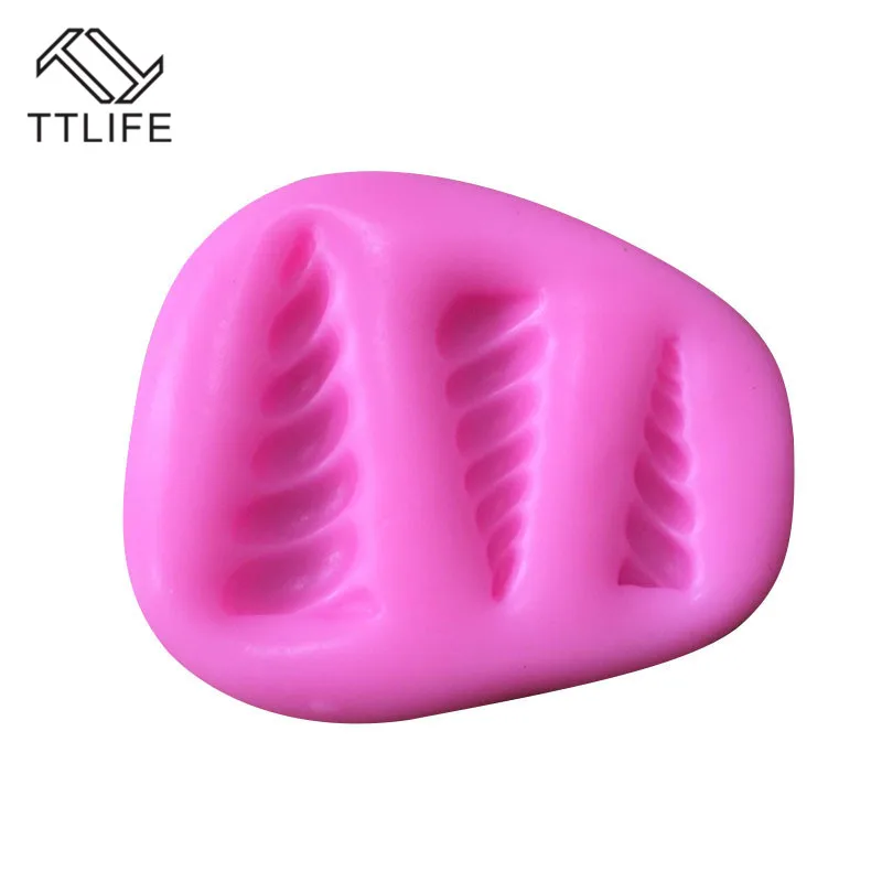 TTLIFE единорог с глазками и ушками сахара кнопки силиконовые формы инструменты для