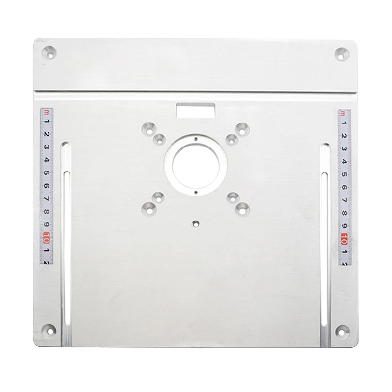 

Aluminium Router Table Insert Plate Table For Woodworking Benches Electric Wood Milling Trimming Machine Flip Plate Guide Table