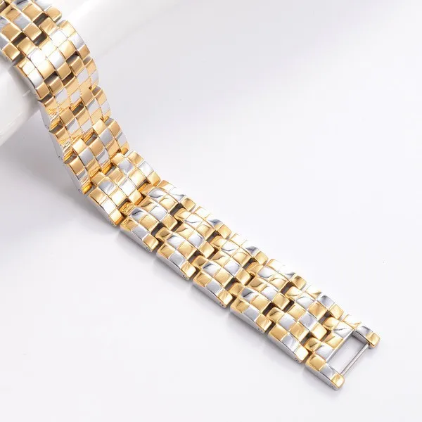 4in 1 Bio Mens Titanium Stainless Steel With Magnetic Bracelet 100% 316L with Health Element gold | Красота и здоровье