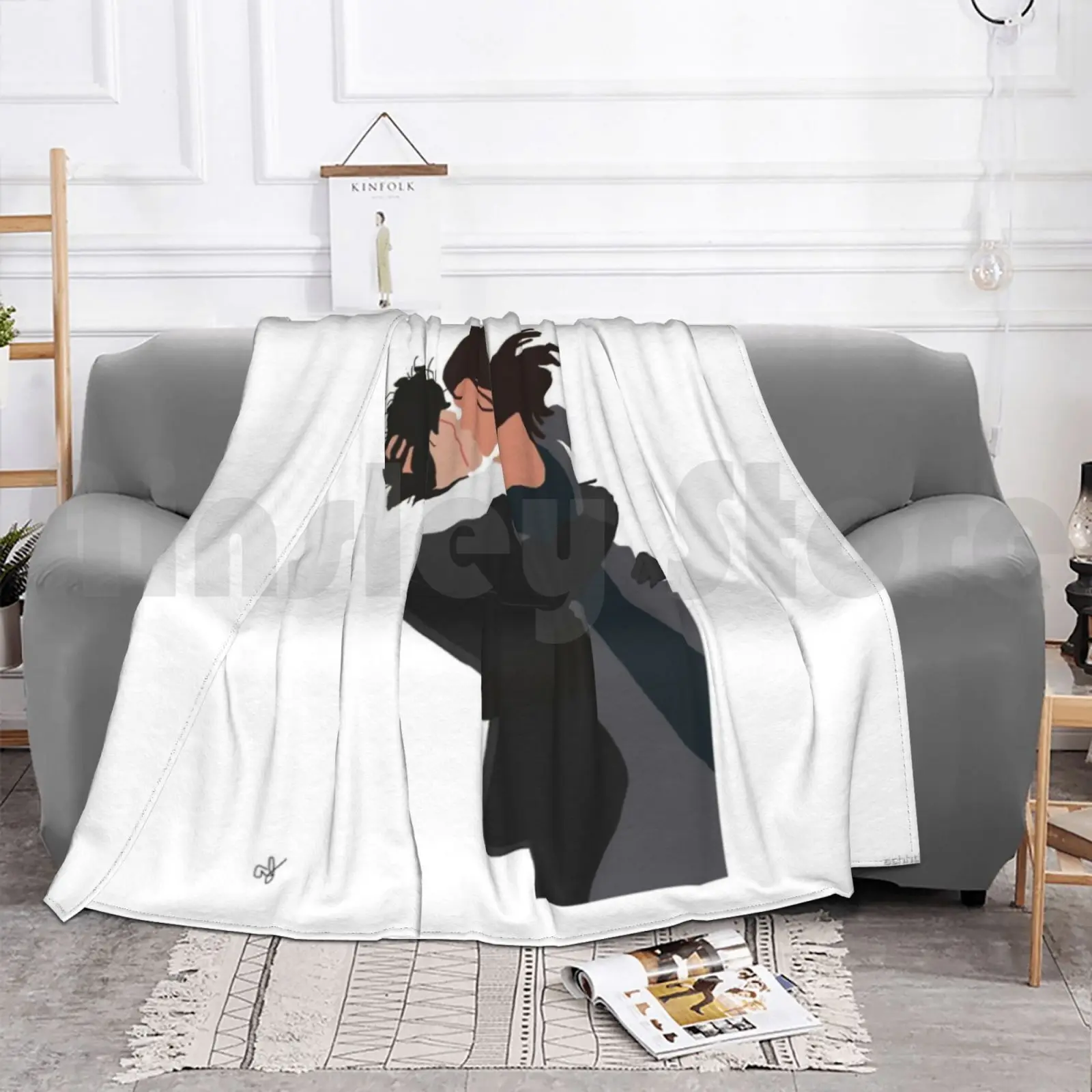 Одеяло The Kiss для дивана кровати путешествий Ship Reylo