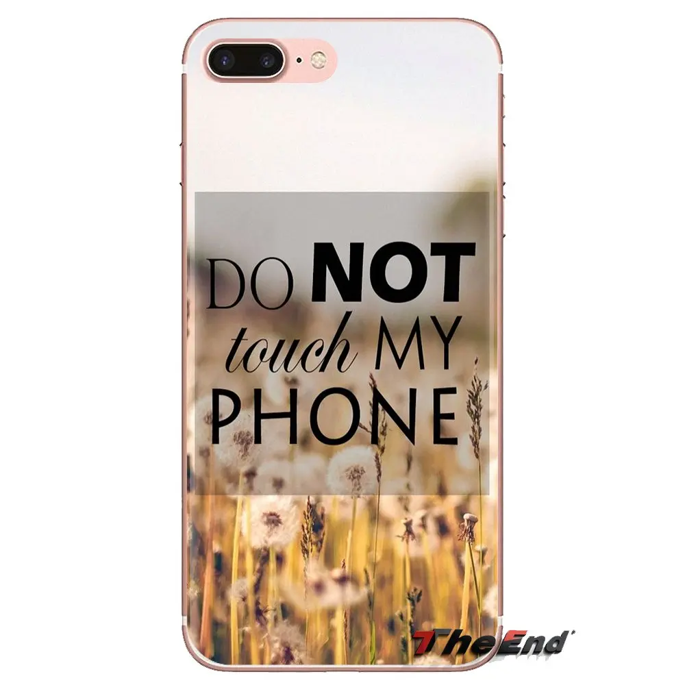Блокировка экрана надписью Don't touch my Phone (не трогай мой для huawei Honor 7X V10 6C V9 6A