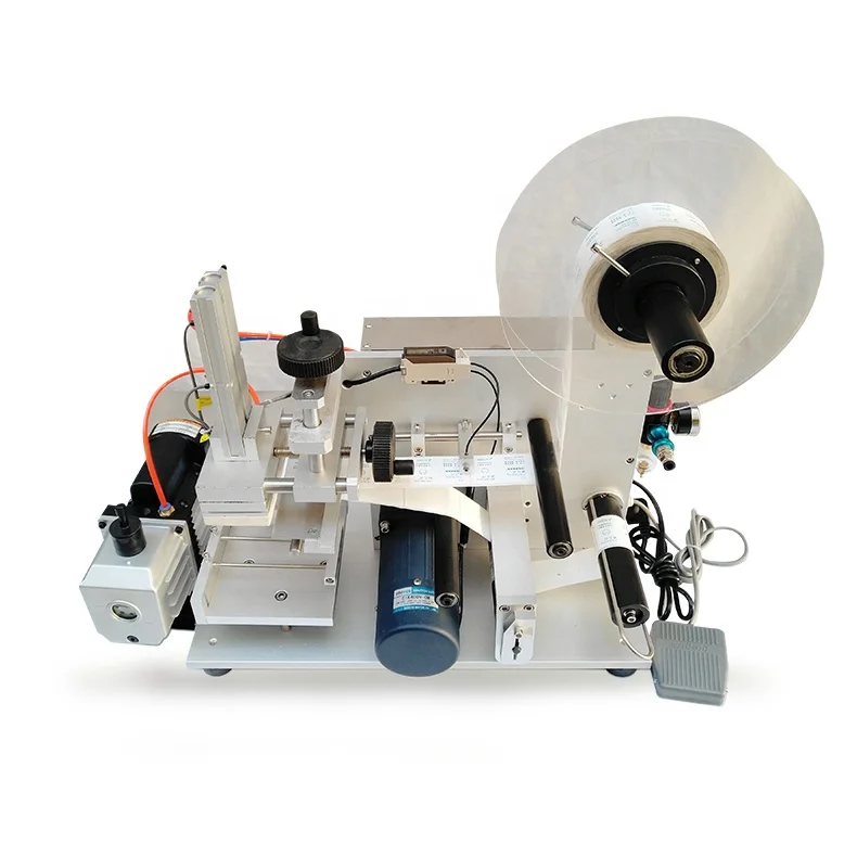 

Semi automatic labeling machine flat labeling machine labeller