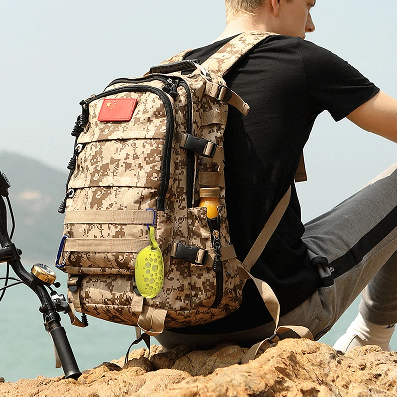

MG X1 - Wireless Bluetooth Speaker, Mini Handle, Stereo, Outdoor, with Microphone Hook, Portable, IP54, Waterproof,
