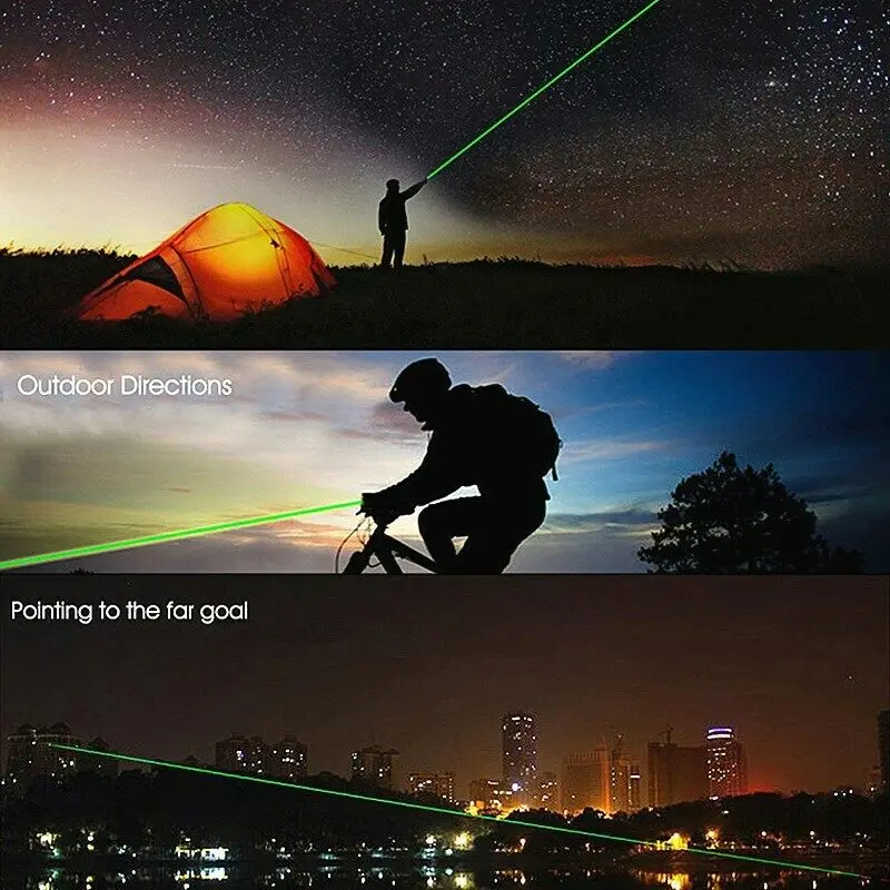 

Hunting USB Charger Green/Red Laser Pointer Pen 5MW 532nm 605nm High Powerful Laser Sight Laser Pen for Office School