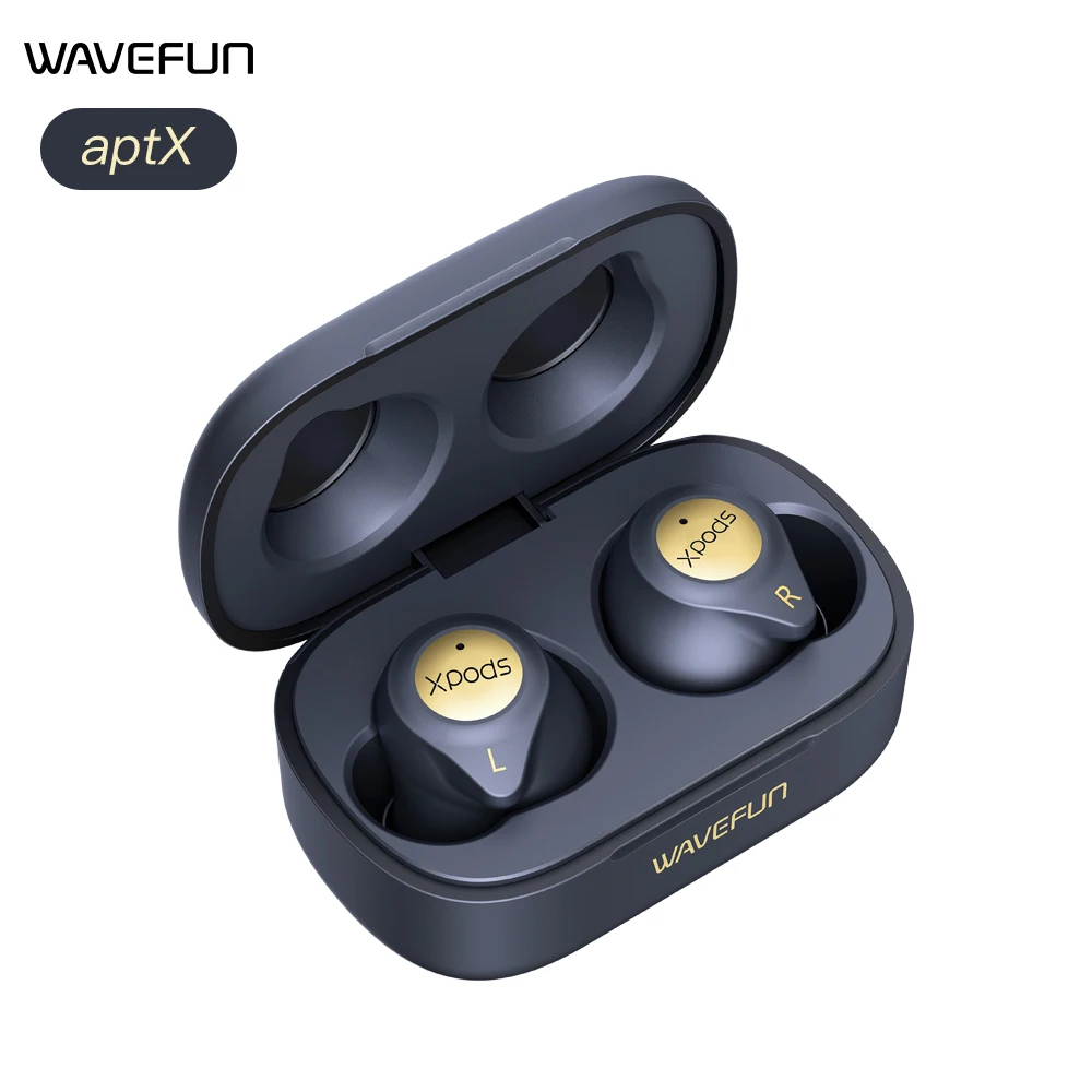 

Wavefun 3TS Bluetooth Earphone Graphene speakers HIFI aptX AAC Wireless Charging Headphones CVC8.0 noise cancelling Earbuds