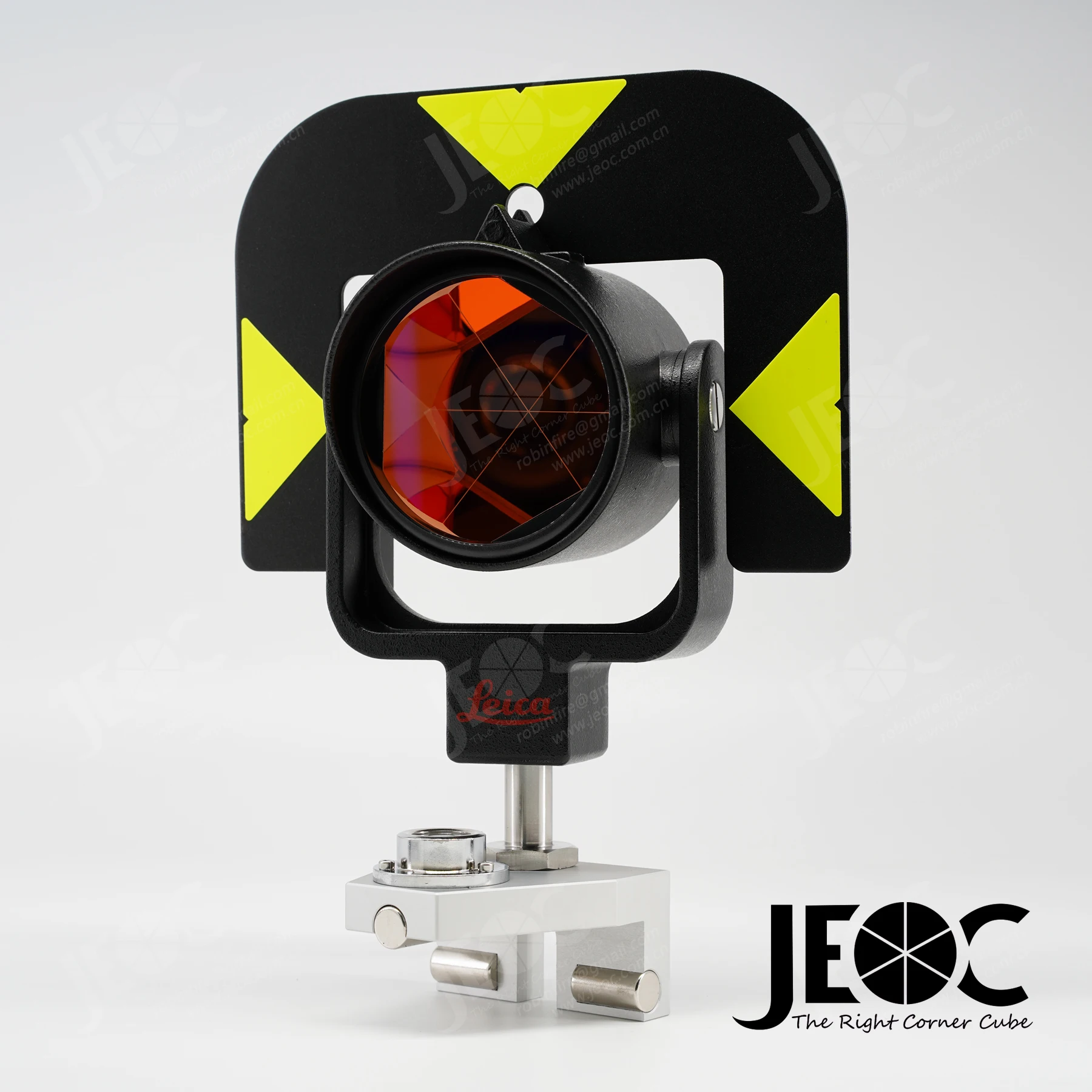 

JEOC GPR121 + рельсовый башмак, полный размер мониторинг Призма и магнитное железнодорожное крепление для Trimble тахеометр