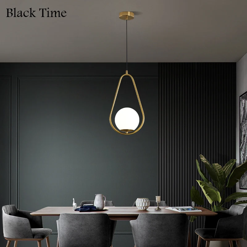 Светодиодный художественный креативный подвесной светильник для столовой кухни