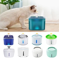 pet cat water fountain usb automatic cat water dispenser feeder bowl led light smart dog cat water dispenser pet drinking feeder