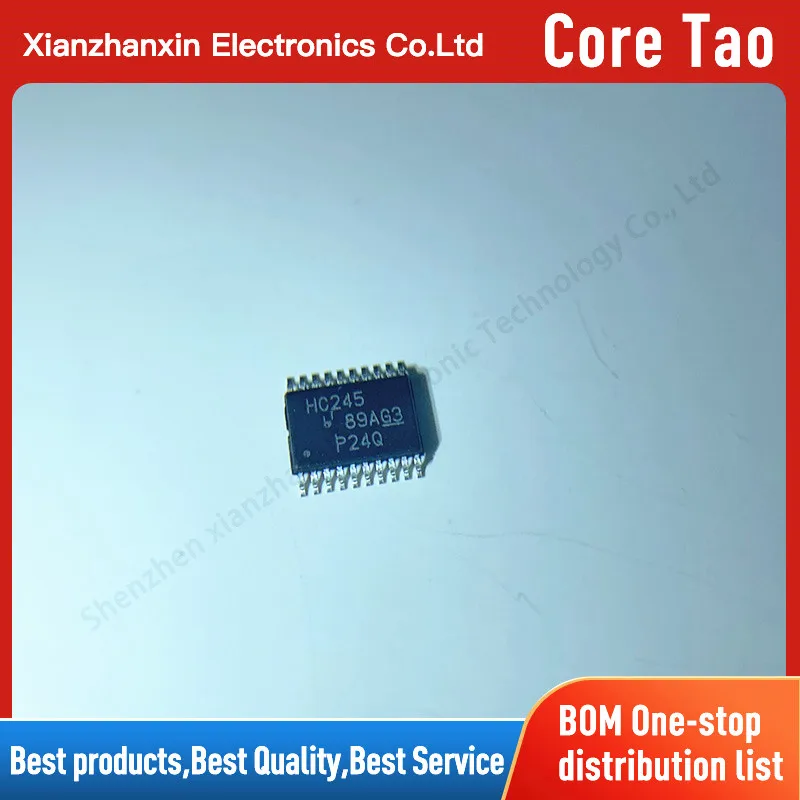 

10PCS/LOT SN74HC245DBR SSOP-20 HC245 SSOP20 Tri-state output eight-way bus transceiver logic chip