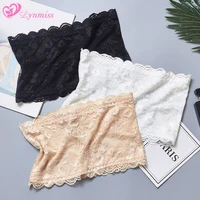 lynmiss lace tube top women invisible wrapped chest transparent underwear female primer vest girls bra thin base shirt ladies