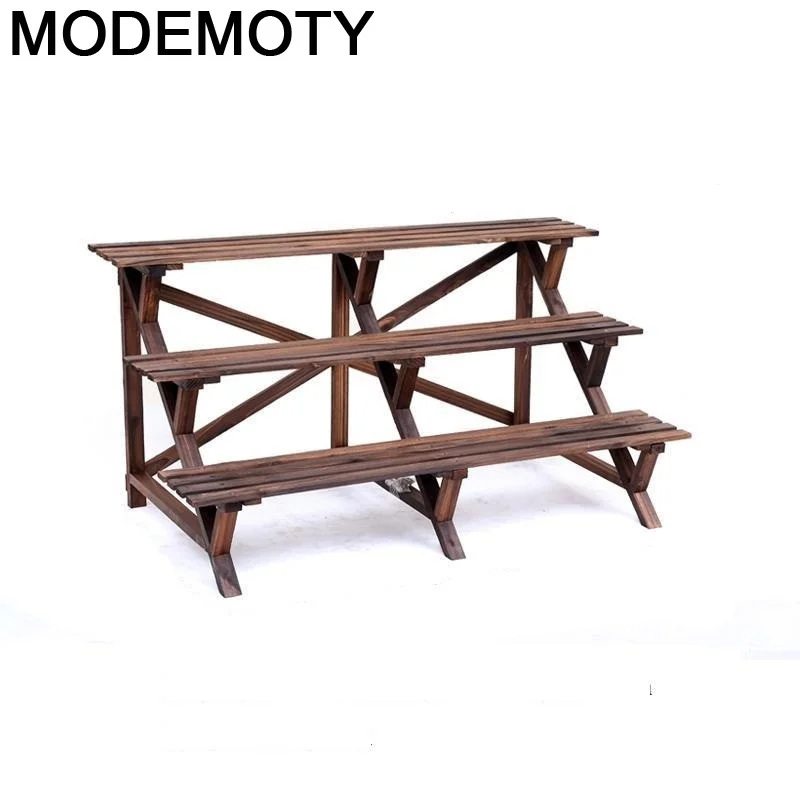 

For Huerto Urbano Madera Varanda Saksi Standi Estanteria Escalera Dekoration Outdoor Balcony Shelf Stojak Na Kwiaty Flower Stand