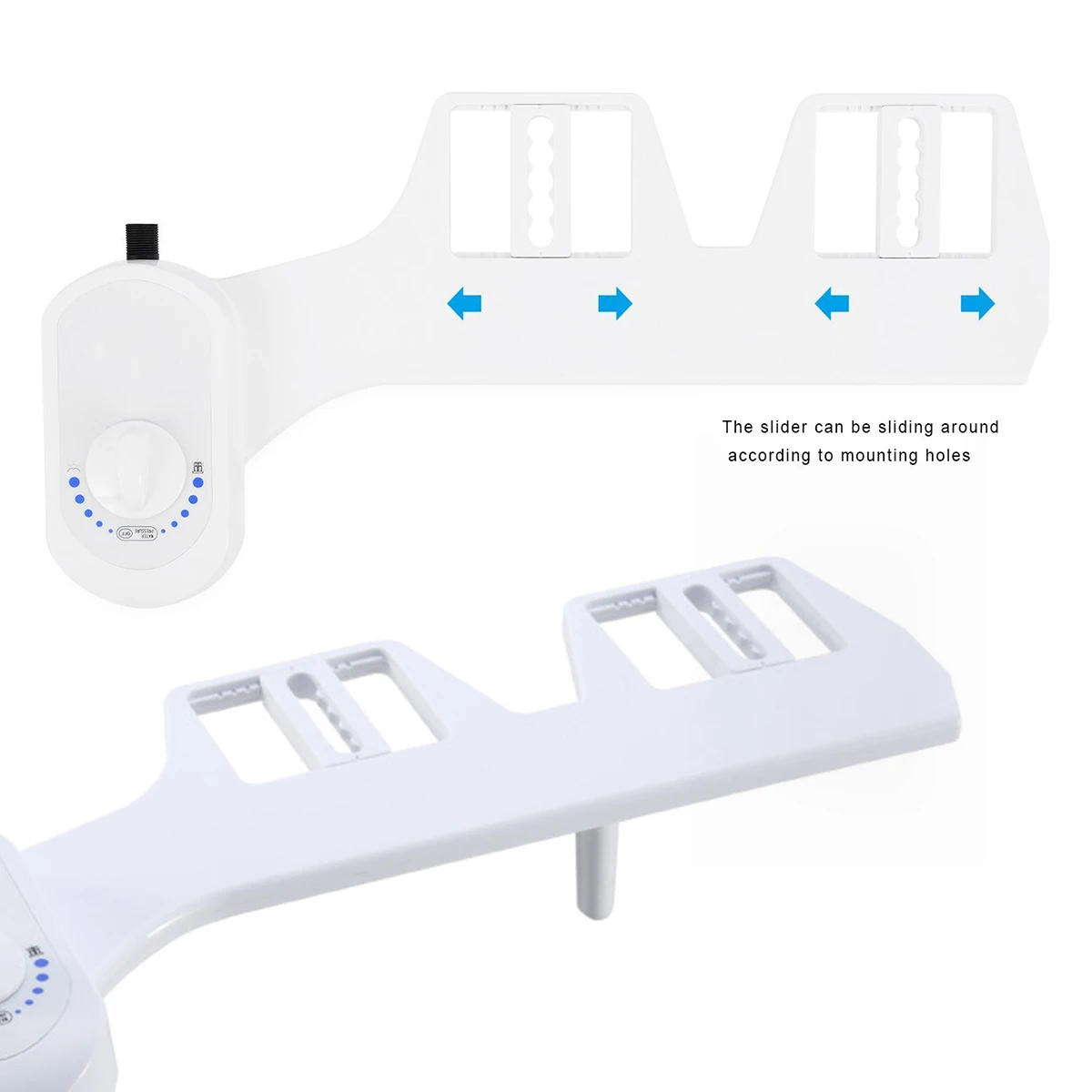 

Home Bidet Self-cleaning Nozzle Non-Electric Mechanical Bidet Toilet Attachment with Water Pressure AdjustmentHome Bidet