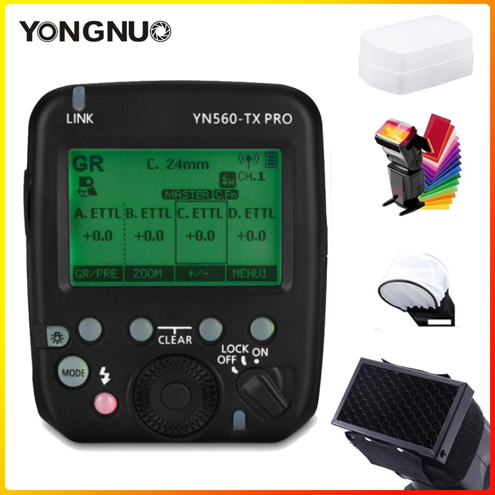 Светодиодная лампа для видеосъемки YONGNUO YN862C ведомый режим TTL Вспышка Speedlite с 1800