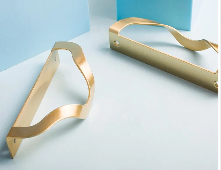 Невидимая ручка/латунная дверная ручка Европейская ручки для антикварной мебели