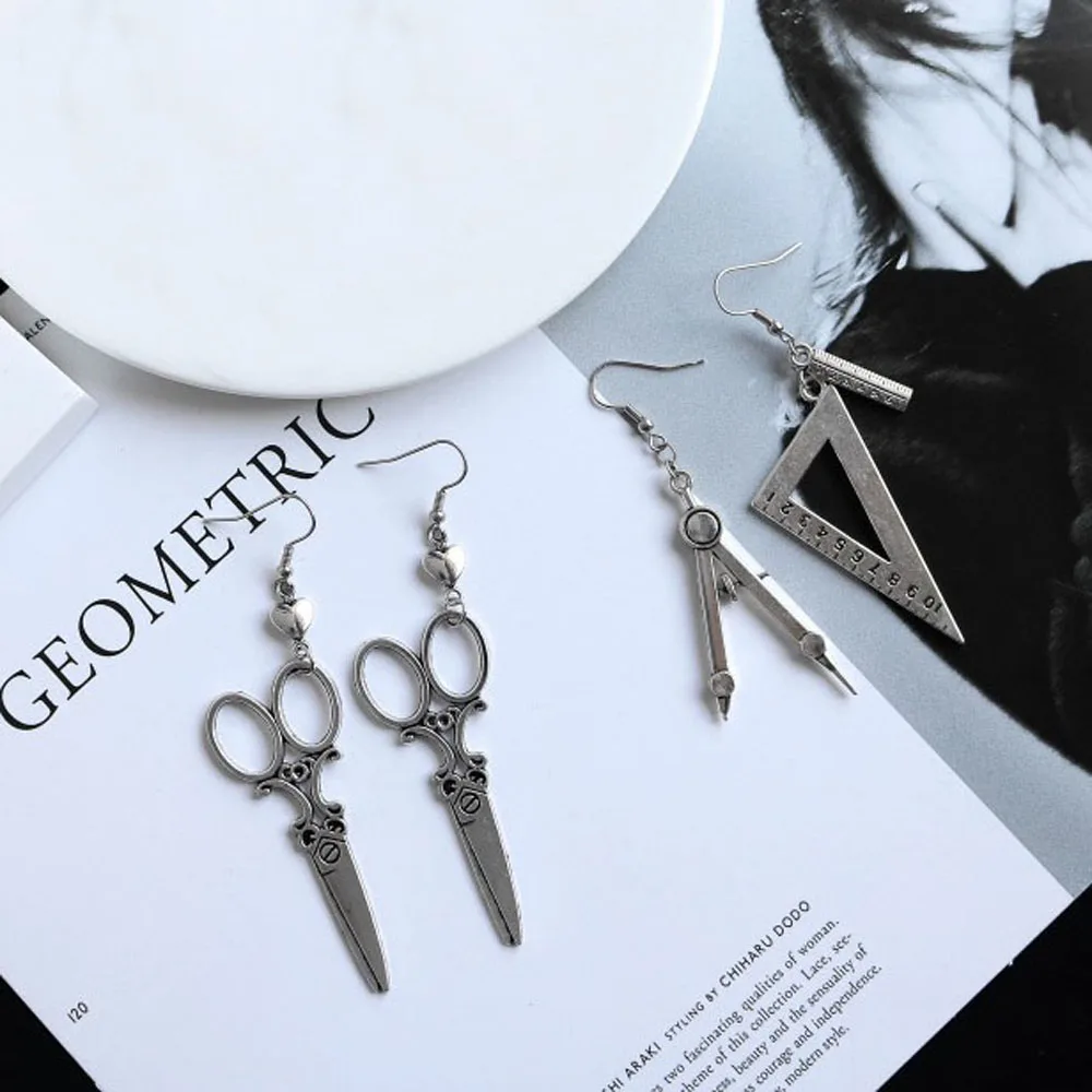 1 пара серьги-капельки в виде компаса | Украшения и аксессуары