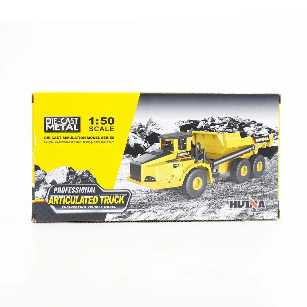 

Static Model Of Huina 1712 1:50 Alloy Hinged Dump Truck For Children Birthday Gifts
