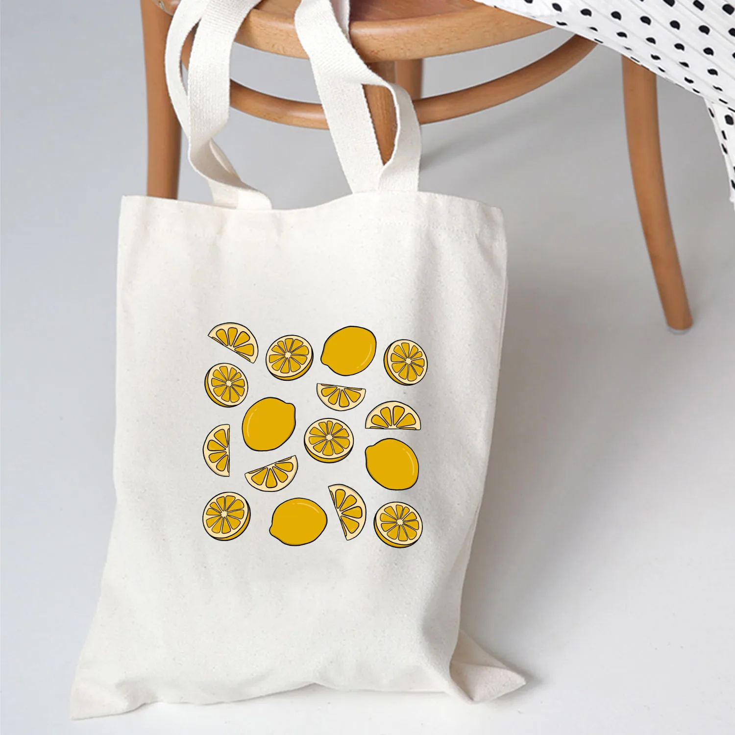 Ulzzang Корейская Холщовая Сумка тоут для покупок путешествий с милым принтом