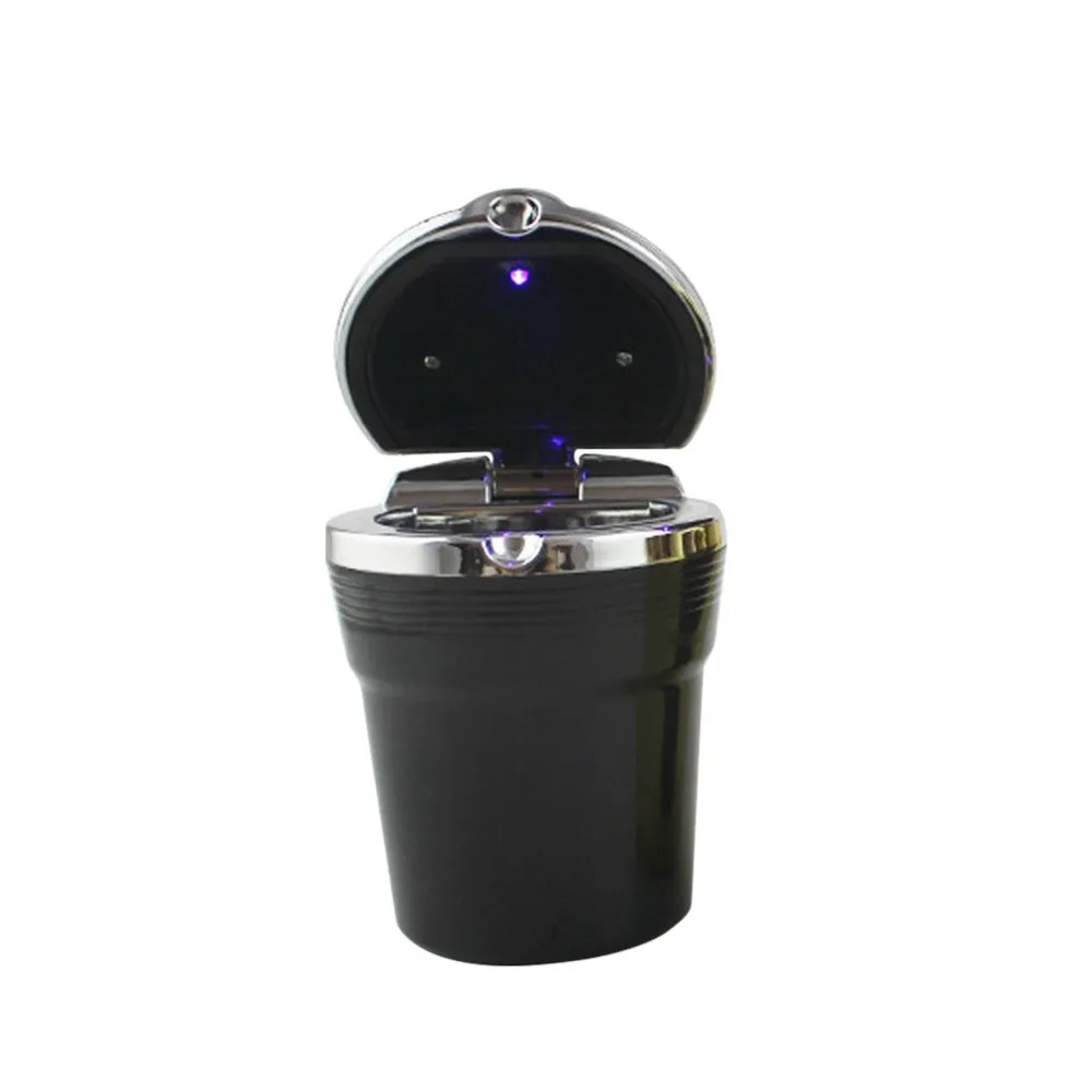 Автомобильная пепельница светодиодный светильник квадратная металлическая