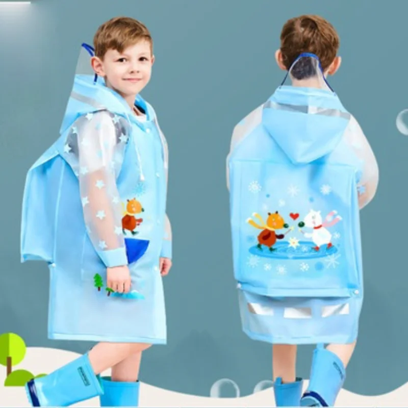 

Kids Rain Coat Boys Girl Rainwear Jackets Children Boys Rain Clothes Cartoon Summer Waterproof Rainsuit 1-15Y Outfits Coat