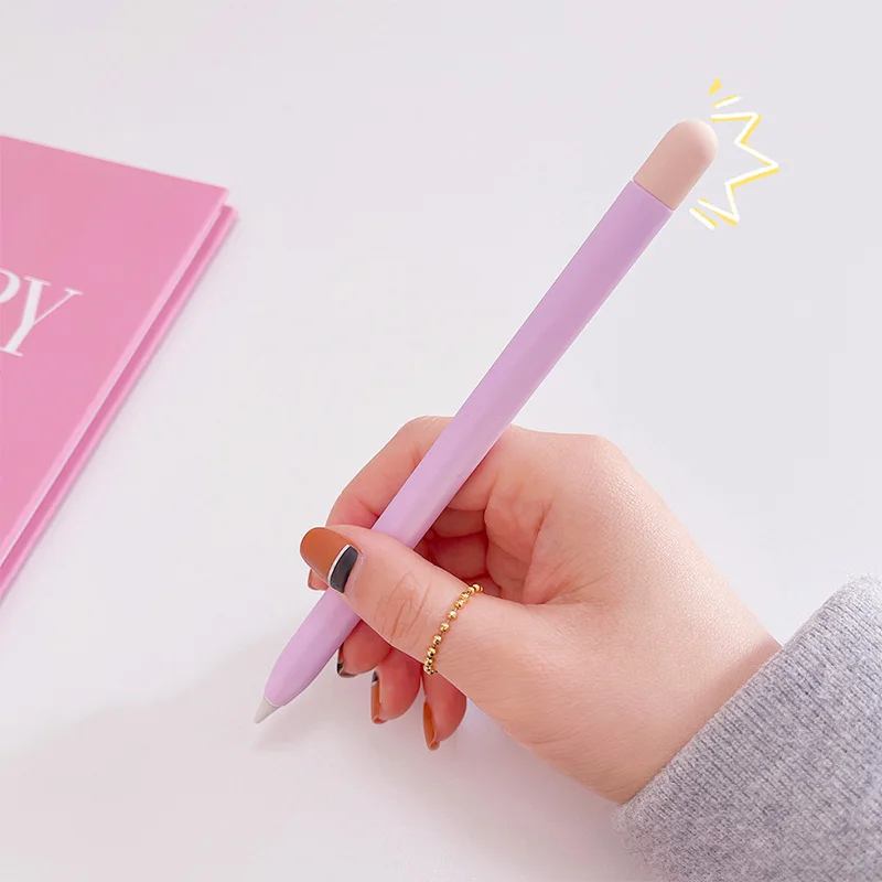 Мягкий чехол карамельных цветов для Apple iPad Pencil 2 Gen силиконовый наконечник крышки
