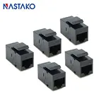 Cat6 Keystone Jack RJ45 коннектор Keystone RJ45 Удлинительный соединитель Ethernet сетевой LAN Cat.6 соединитель адаптера 3 цвета