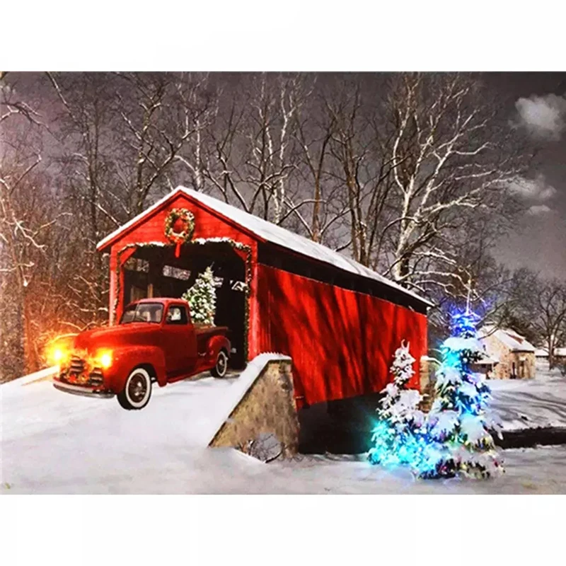 

5D DIY Full Square Round Resin Diamond Painting Kit Christmas Cross Stitch Embroidery Mosaic New Arrival Home Decoration