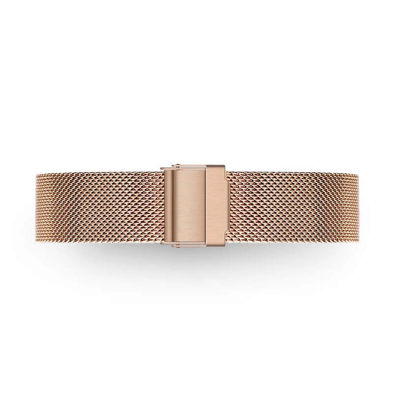 Rose gold Milanese Watchband Replacement strap 18mm 20mm 22mm Universal Stainless Steel Metal Watch Band Mesh Strap Bracelet - Цвет ремешка: Rose gold