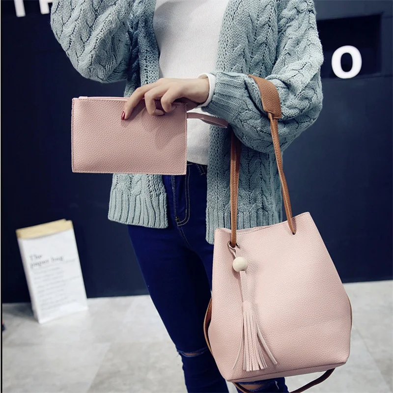 

Women Fashion Handbags Clutches High Quality Leather Hand Bag Sets Large Shoulder Bag Women Crossbody Messenger Bags