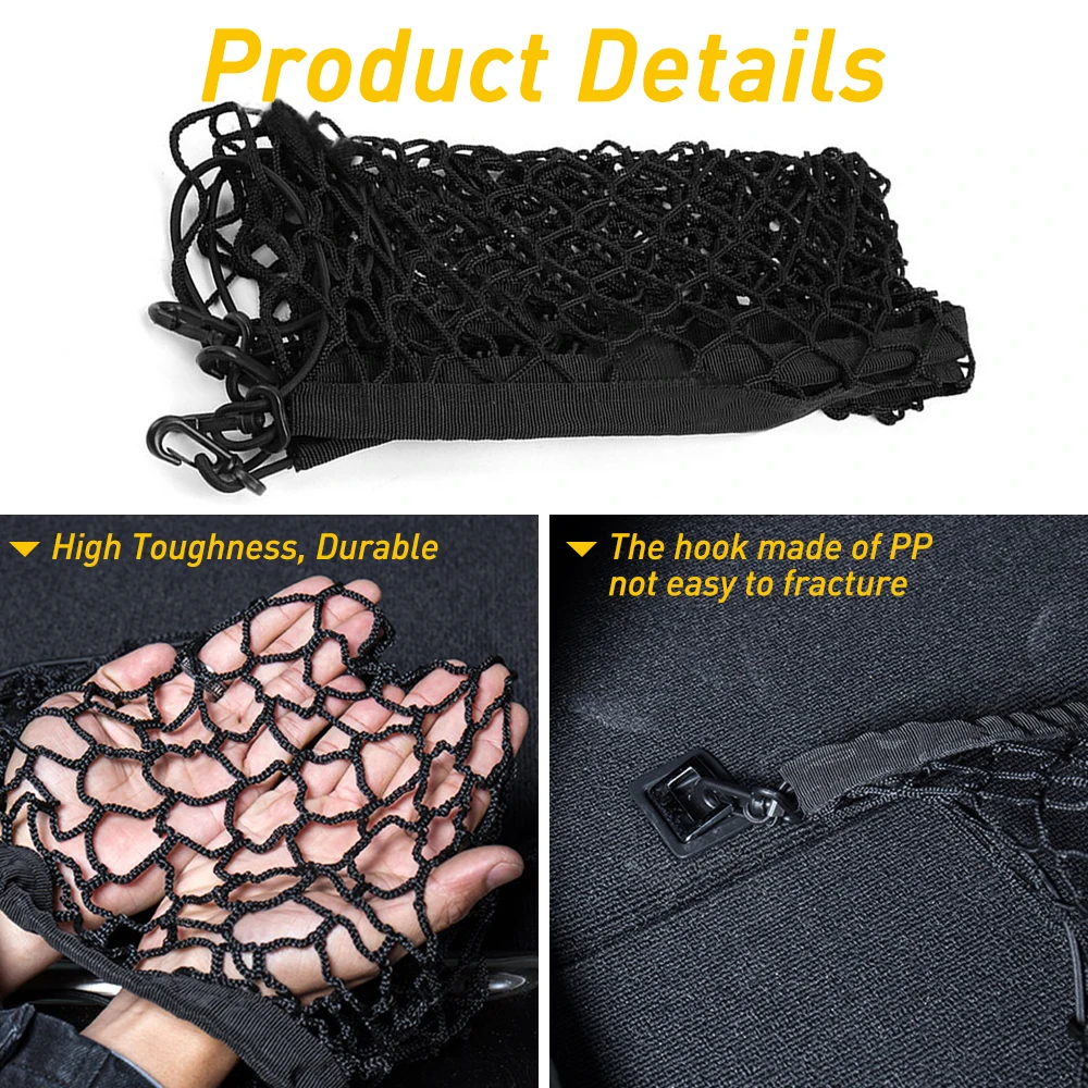 

For BMW e90 e91 e34 x5 g05 f11 e46 f48 x3 g01 e83 f34 Accessories Car Trunk Rear Storage Cargo Network Luggage Net Elastic Mesh