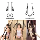 Секс-качели с открытой дверью, сексуальный бондаж с открытой дверью для взрослых, SM-игры, фетиш, фетиш, разветвитель для женщин и мужчин, секс-гамак для пар