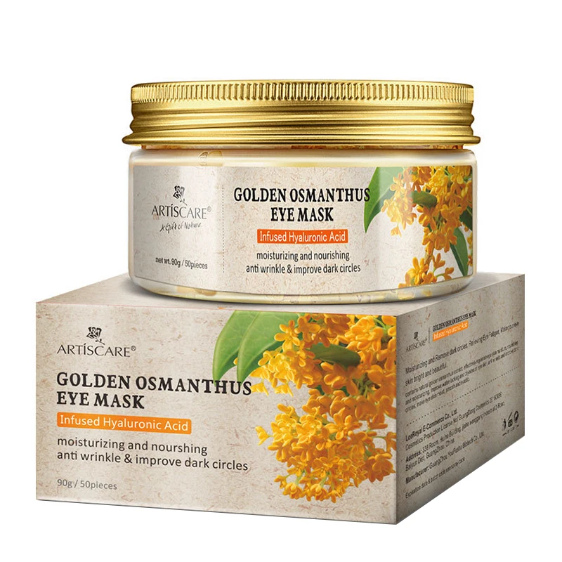 

Osmanthus Collagen Eye Mask 60pcs Moisturizing Gold Gel Masks Hydrogel Eye Patches Anti-Aging Anti-Puffiness Skin Care Patch