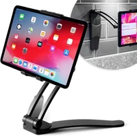 tablet mount stand 2 in 1 kitchen wallcountertop mount stand for ipads tablets 4 92 to 7 48 inch width and all smartphone