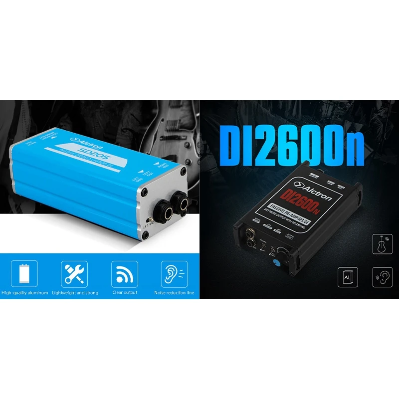 Alctron SD205 пассивная прямая коробка с DI2600N активная ди эффектор | Спорт и развлечения