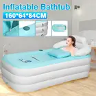 Большая надувная Ванна со складной крышкой и подушкой