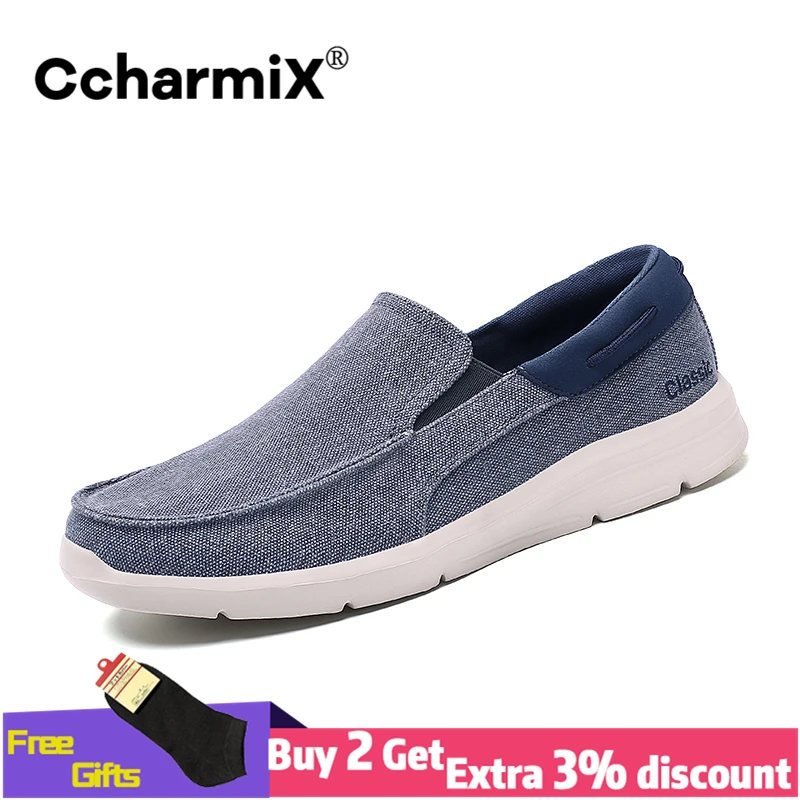 Летняя мужская обувь Парусиновые туфли Однотонная удобная повседневная без