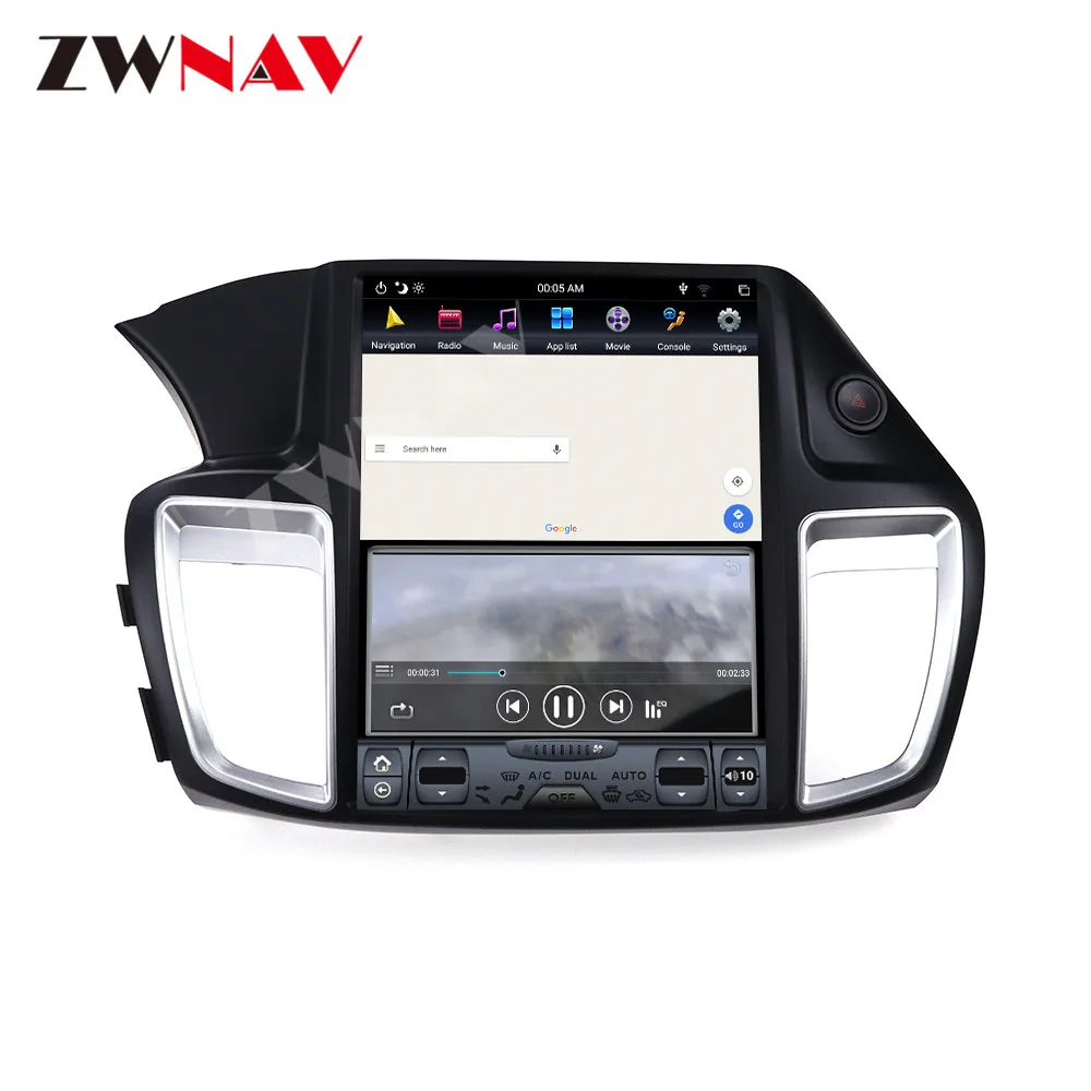 

ZWNAV Auto Electronics 4g Gps Tracker Car Multimedia Dvd Player For Honda Accord 9 2012 Car Audio Radio Car Stereo Head Unit