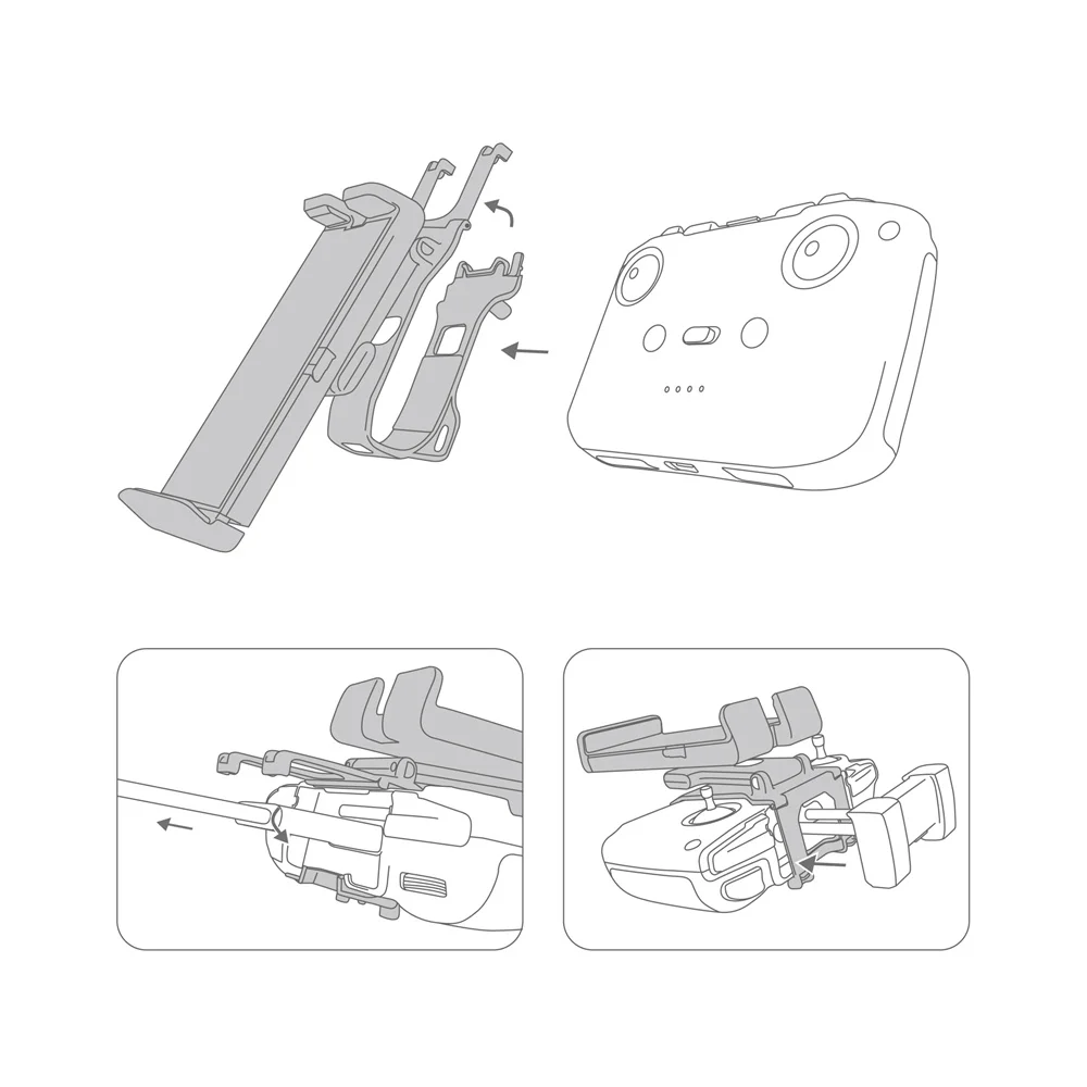 CYNOVA DJI Mavic Mini 2 RC-N1 Remote Controller Tablet Holder Upgraded Air 2/2S Convenient for Mobilephone and PC | Электроника
